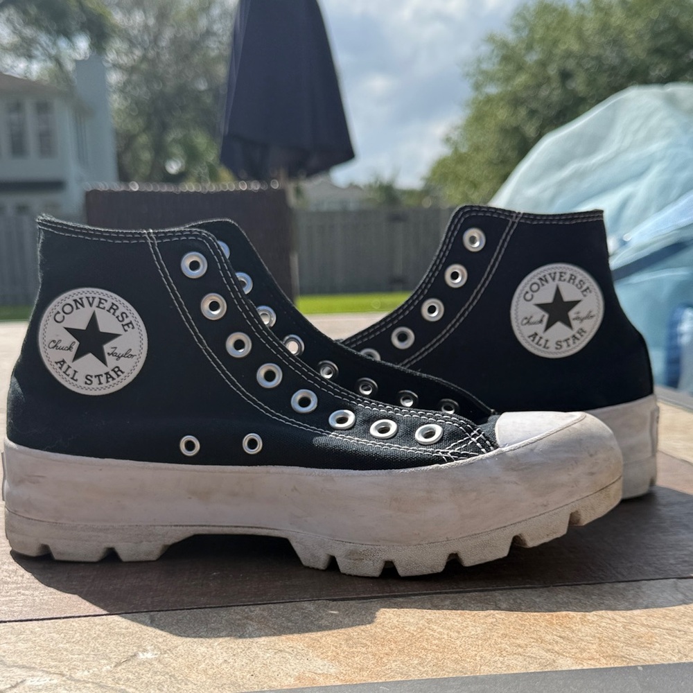 CONVERSE CHUCK TAYLOR ALL STAR ladies high top platform sneakers size 9, ladies